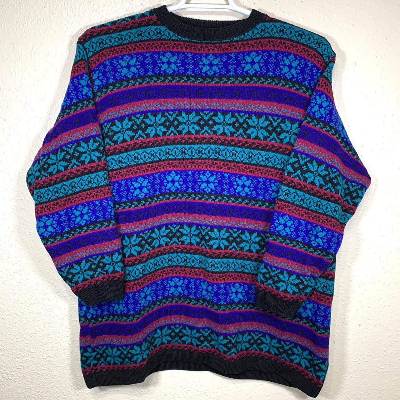 Vintage 90’s Alfred Dunner Knitwear Sweater Amazing... - Depop