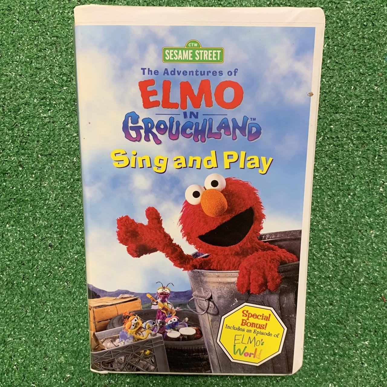 Vintage 90’s Elmo in Grouchland VHS Tape Relive your... - Depop