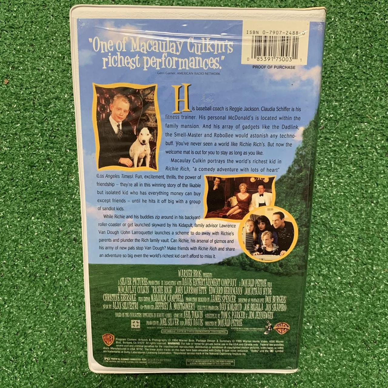 Vintage 90’s Richie Rich VHS Tape Relive your... - Depop