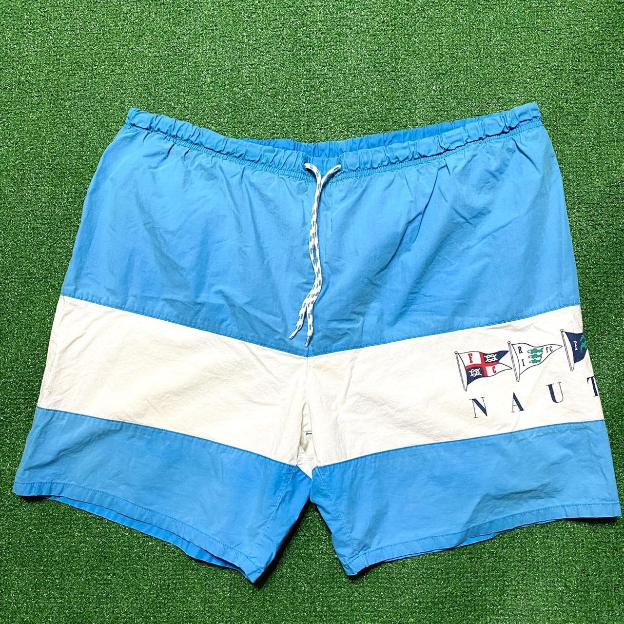 Vintage 90’s Nautica Swim Trunks Cut the netting out... Depop
