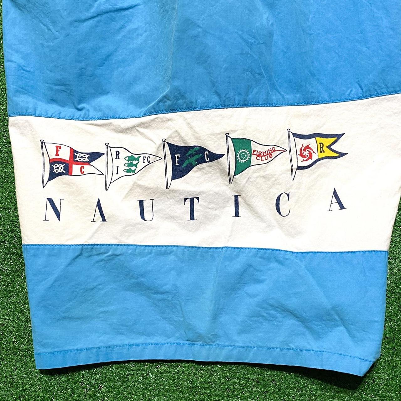 Vintage 90’s Nautica Swim Trunks Cut the netting out... Depop