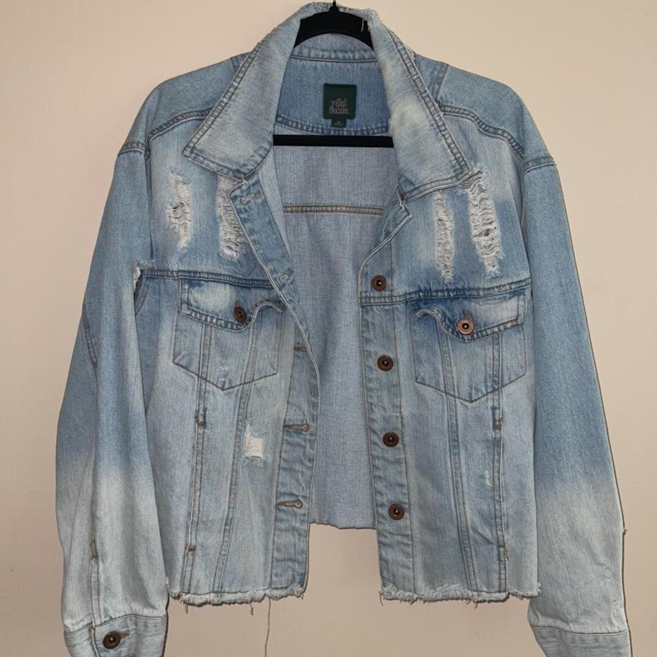 Target ripped jean on sale jacket