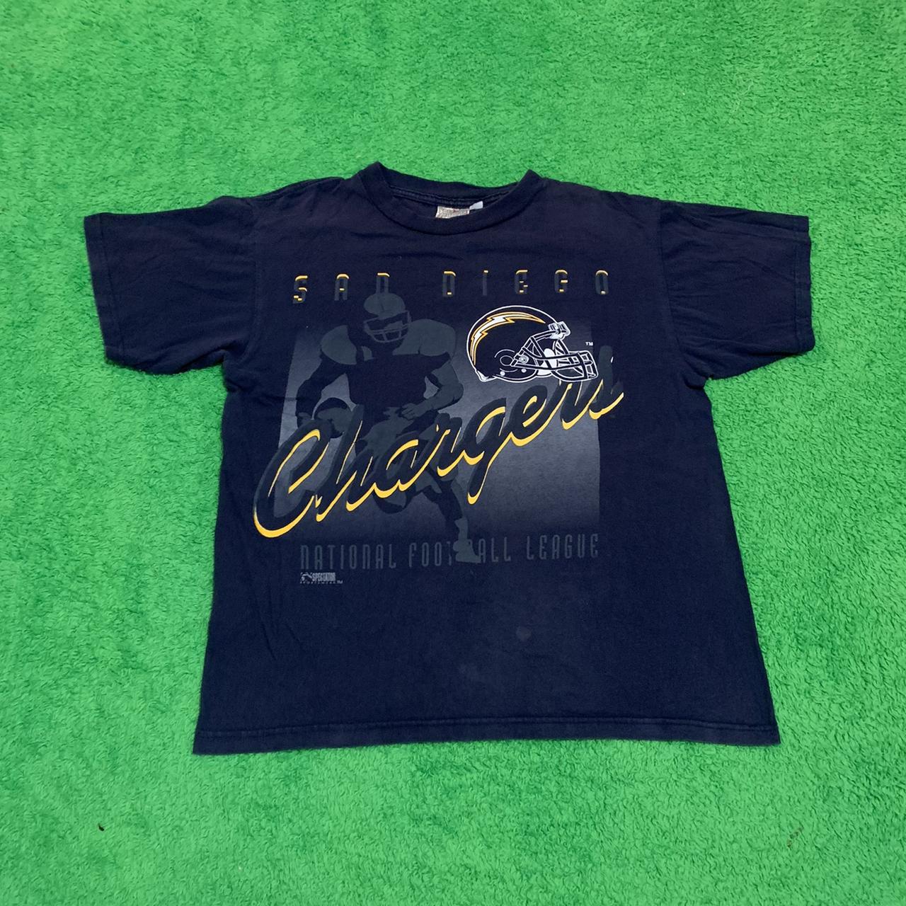 1994 San Diego Chargers vintage t-shirt XXL 2XL navy - Depop