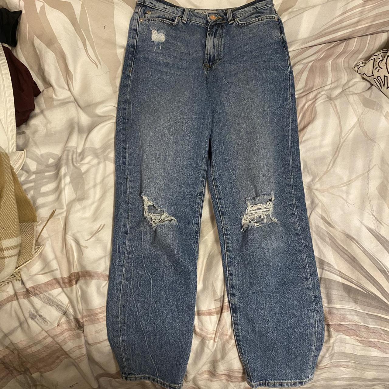 New Look, Tori Mom jeans, size 8. Only worn once out... - Depop