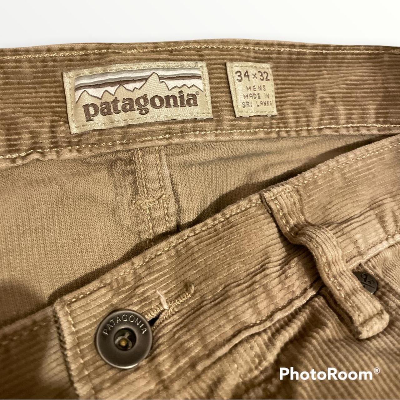 Patagonia Men's Tan and Brown Trousers | Depop