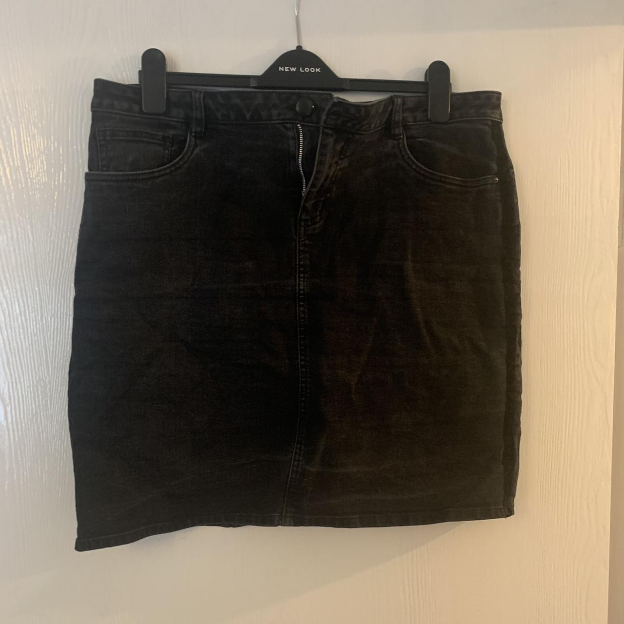 Black denim 2025 skirt george