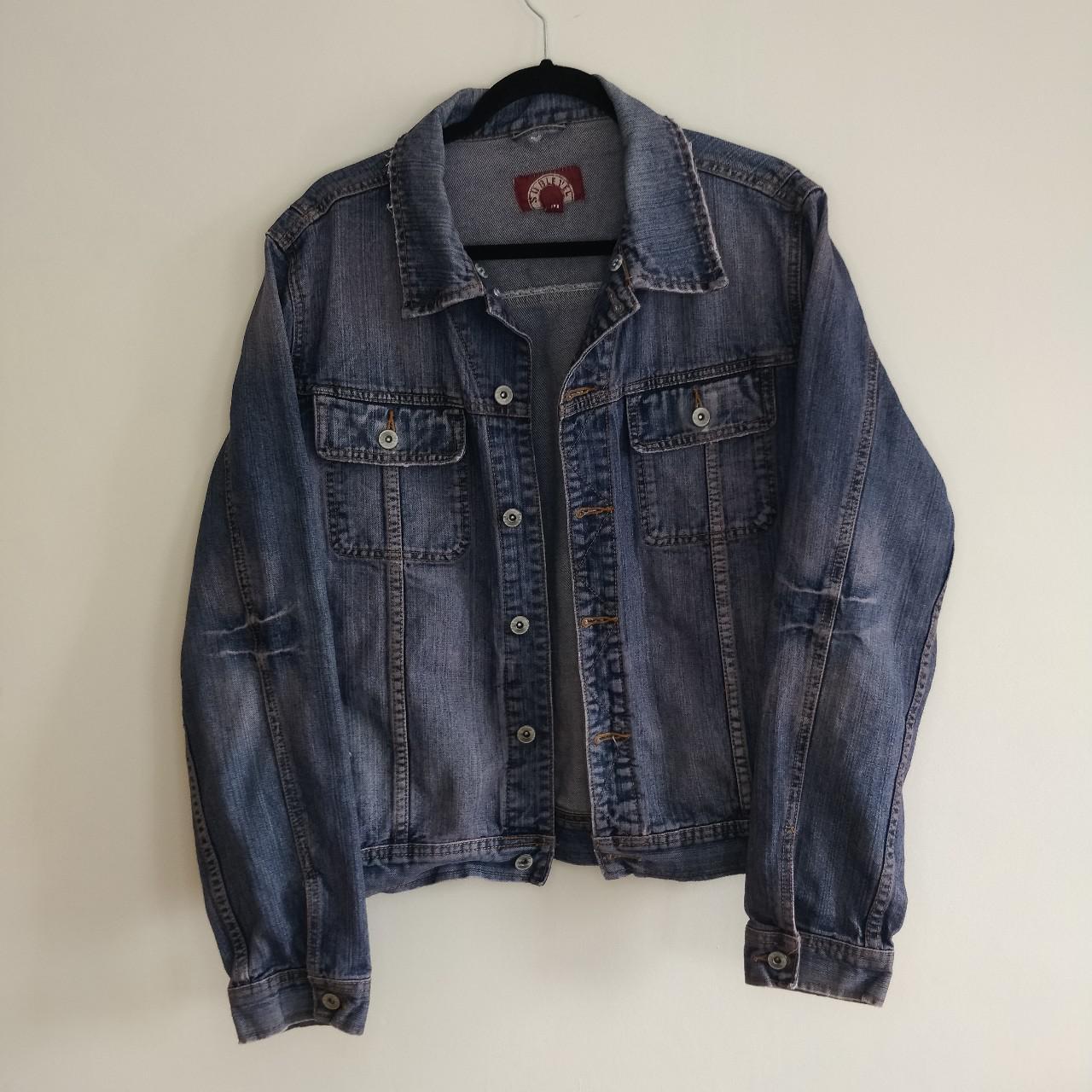 Vintage midwash denim jacket from Denim Style in a... - Depop