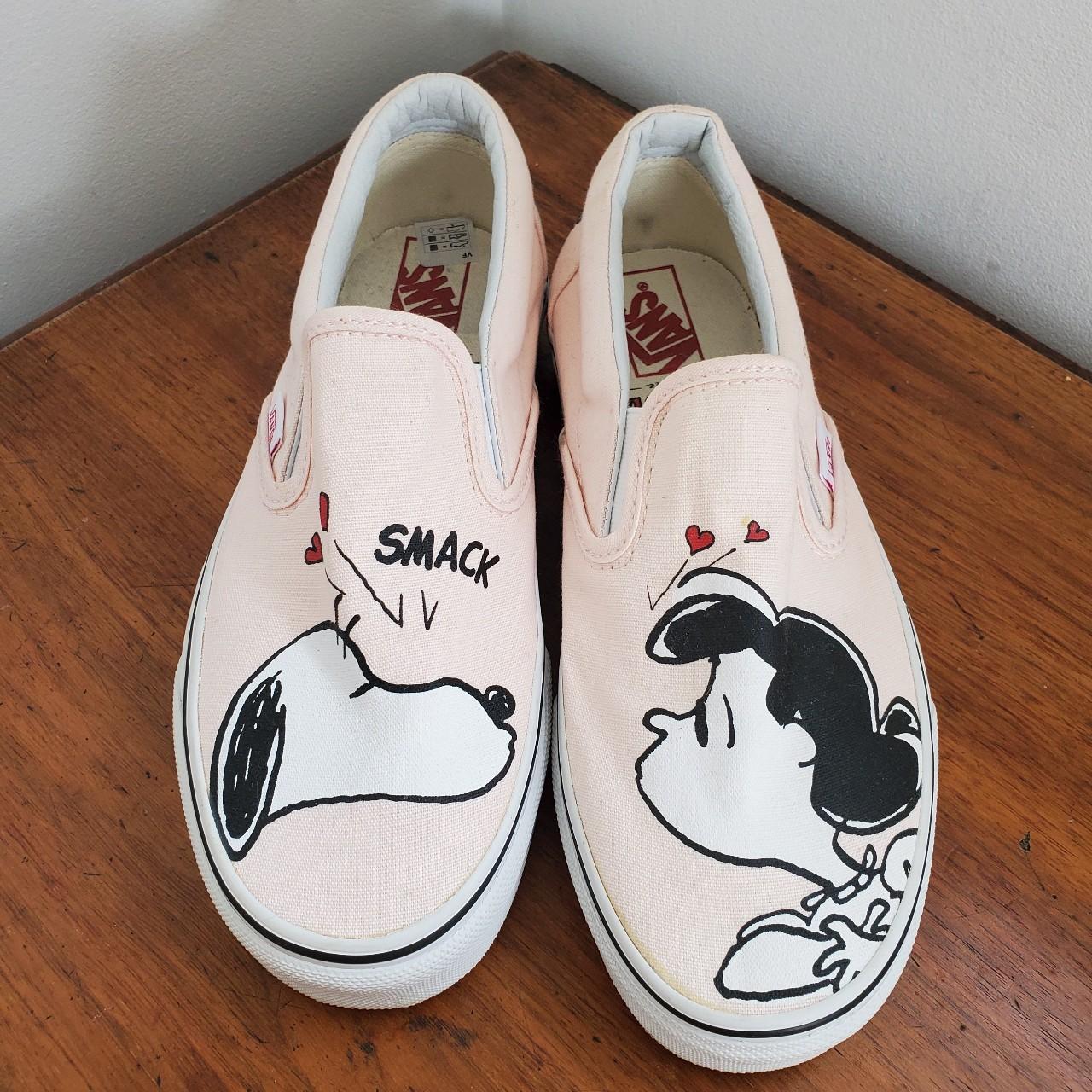 charlie brown slip on vans