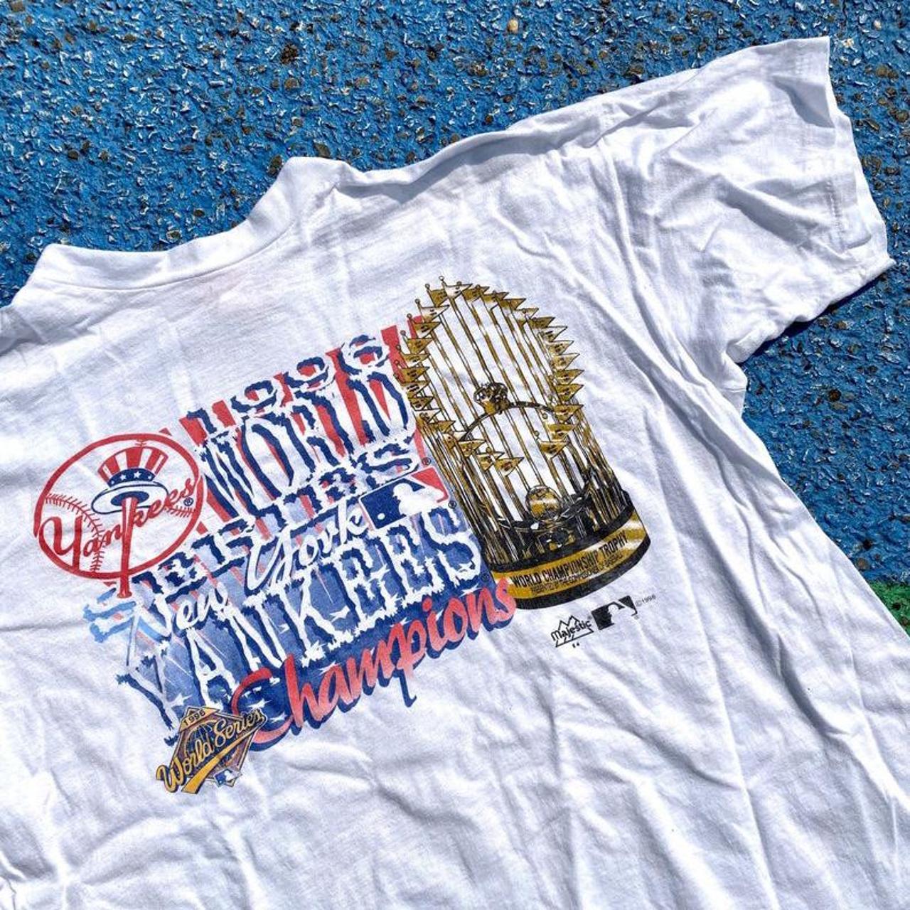 Majestic Vintage T Shirt Yankees 1996 World Series