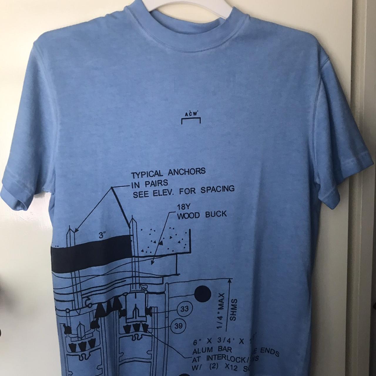 Acw a cold wall x fragment t-shirt Inner label is - Depop