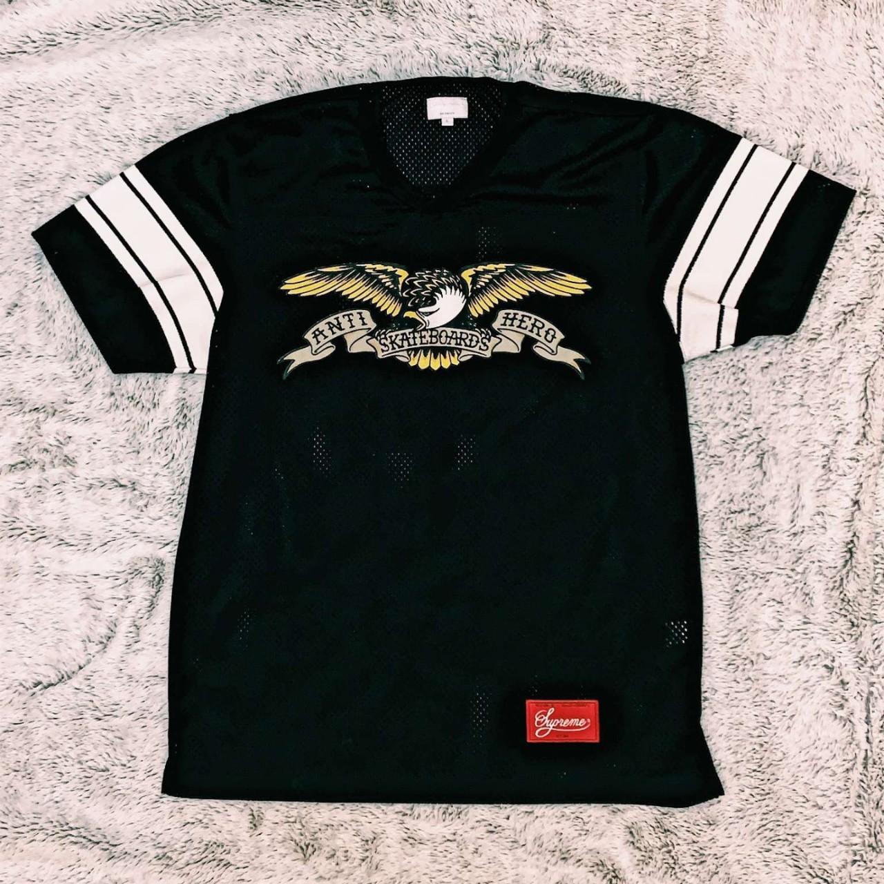 SUPREME Anti-Skateboard Hero Jersey *Used* | Depop