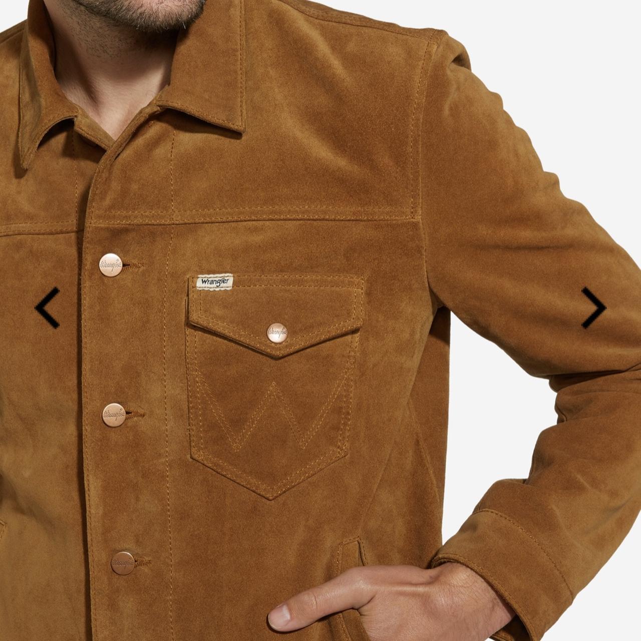 wrangler suede jacket