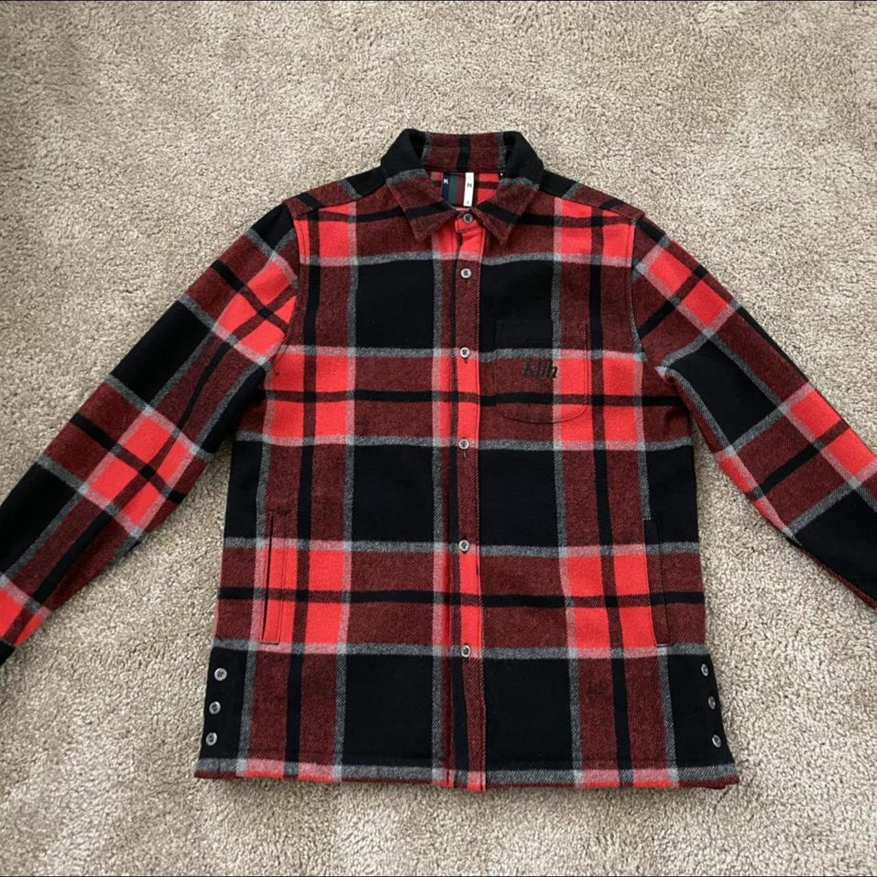 KITH ginza heavyweight flannel Kith branded buttons