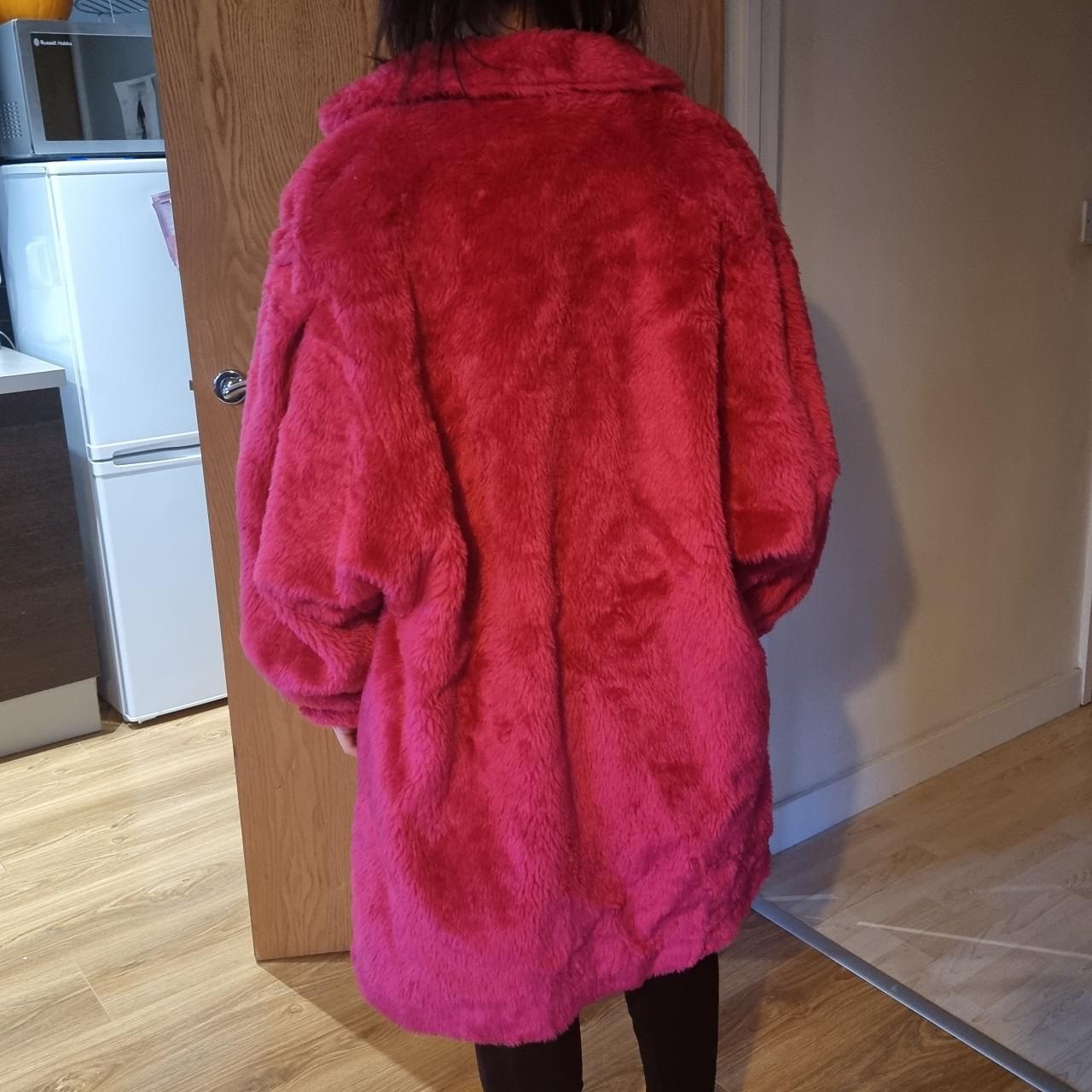 vintage pink fur coat