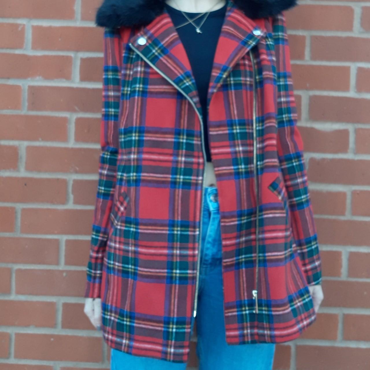 Tartan coat river island online