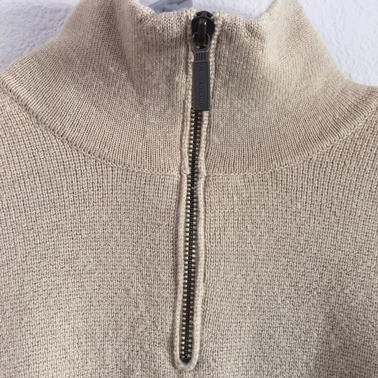 Timberland Zip Up Knit Sweater Size... - Depop