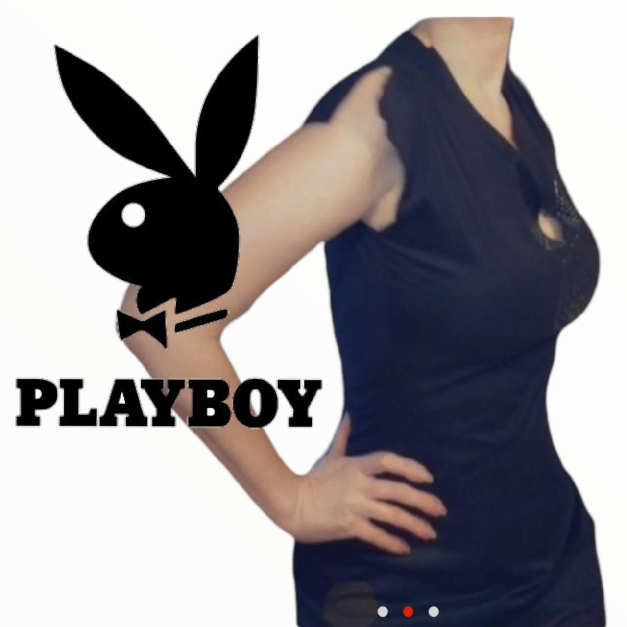 Playboy Women's Black Dress Depop