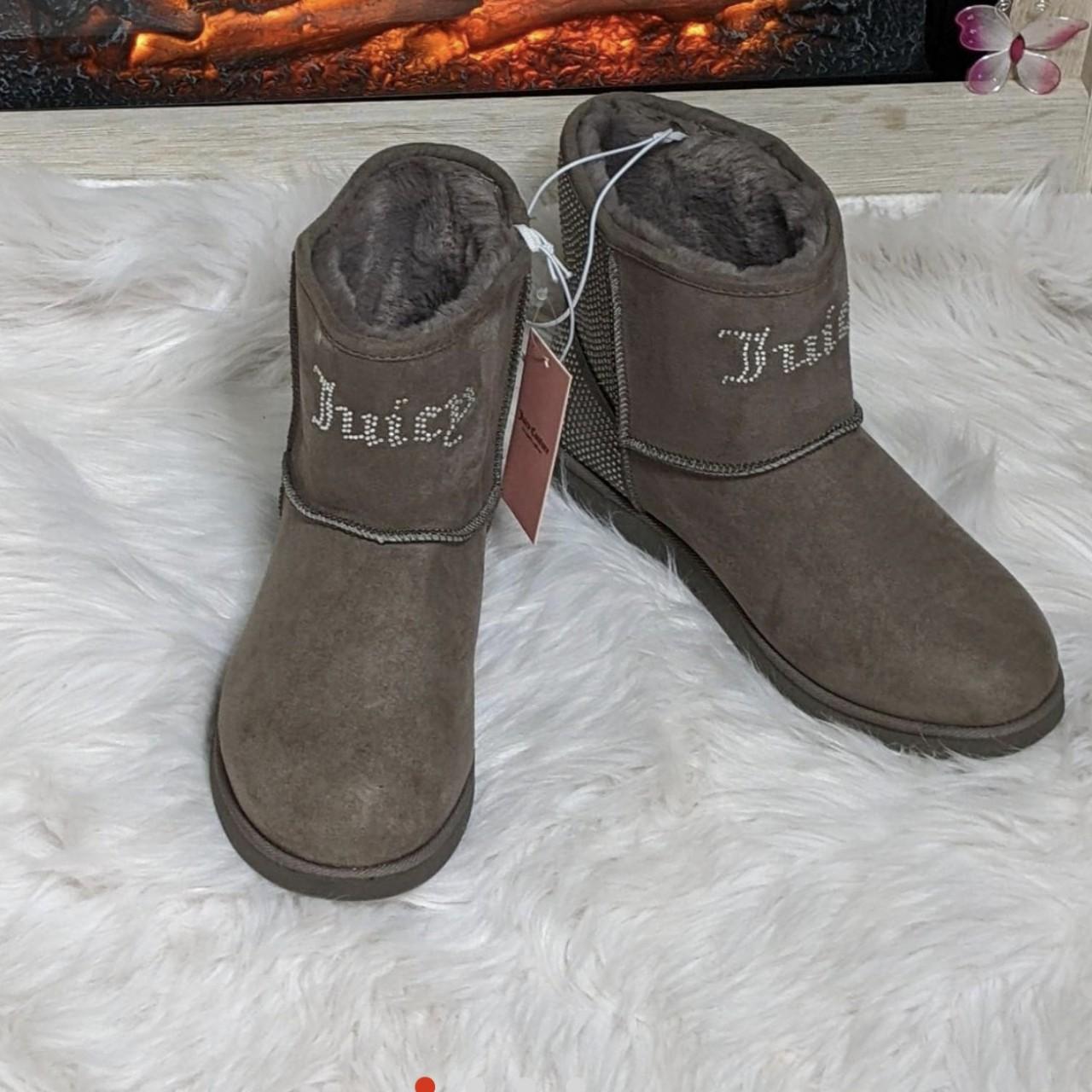 Cute hot sale grey booties