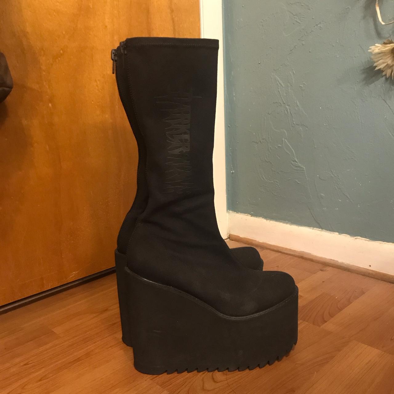 Dollskill traitor boots darkerwavs Bought these as a... - Depop