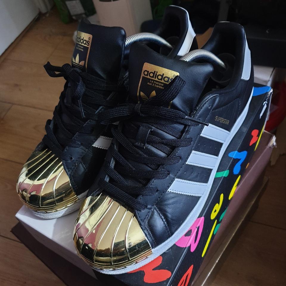 Adidas superstar shop gold toe uk