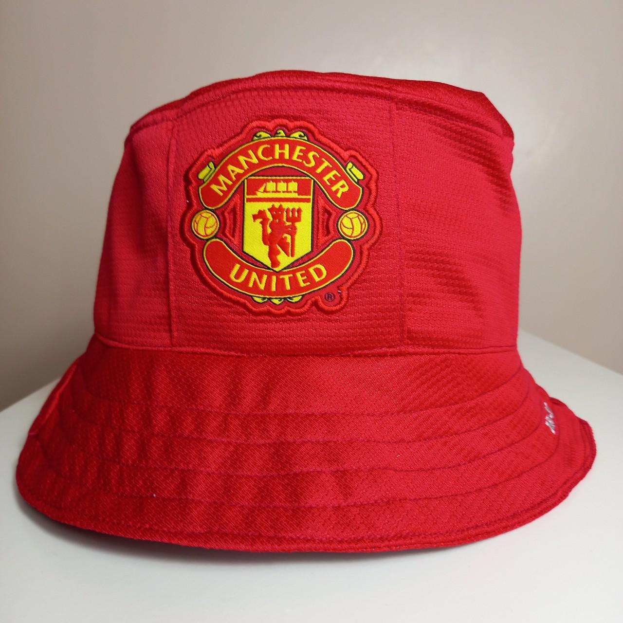 Upcycled Manchester United Football Club Bucket Hat,... - Depop