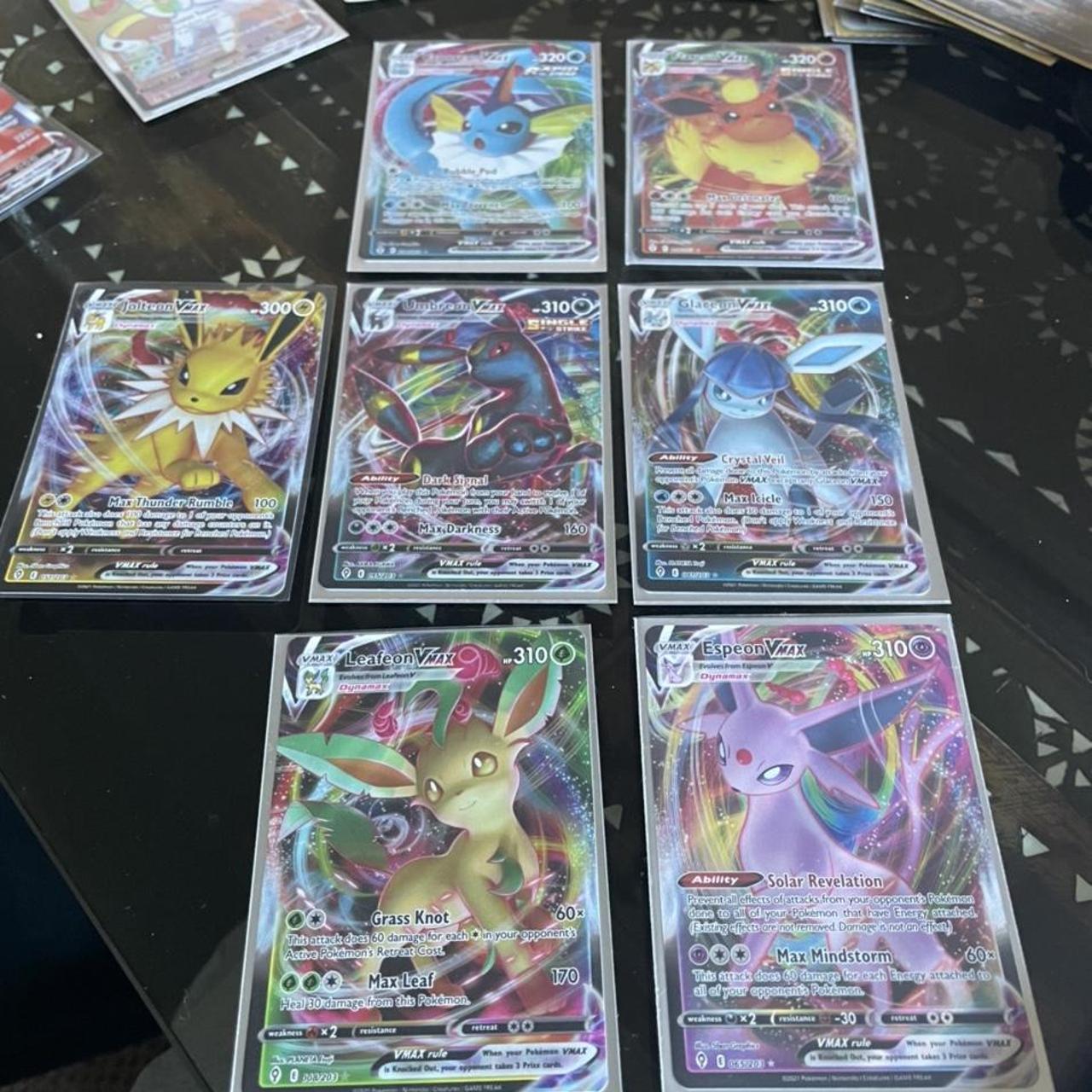 Insane VMAX Eeveelutions set!! Evolving skies... - Depop