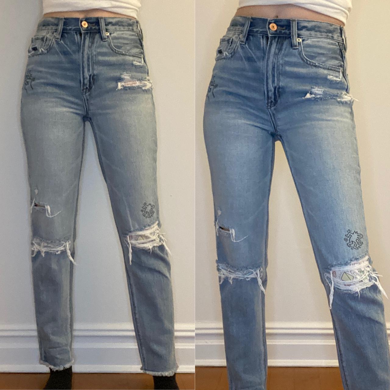 keith haring american eagle jeans