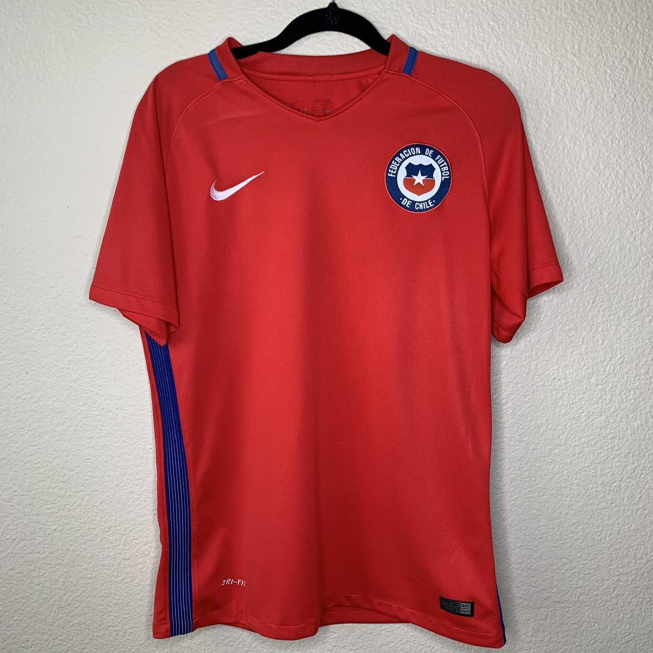 2016 Chile Nike dry fit soccer Jersey • Jersey de... - Depop