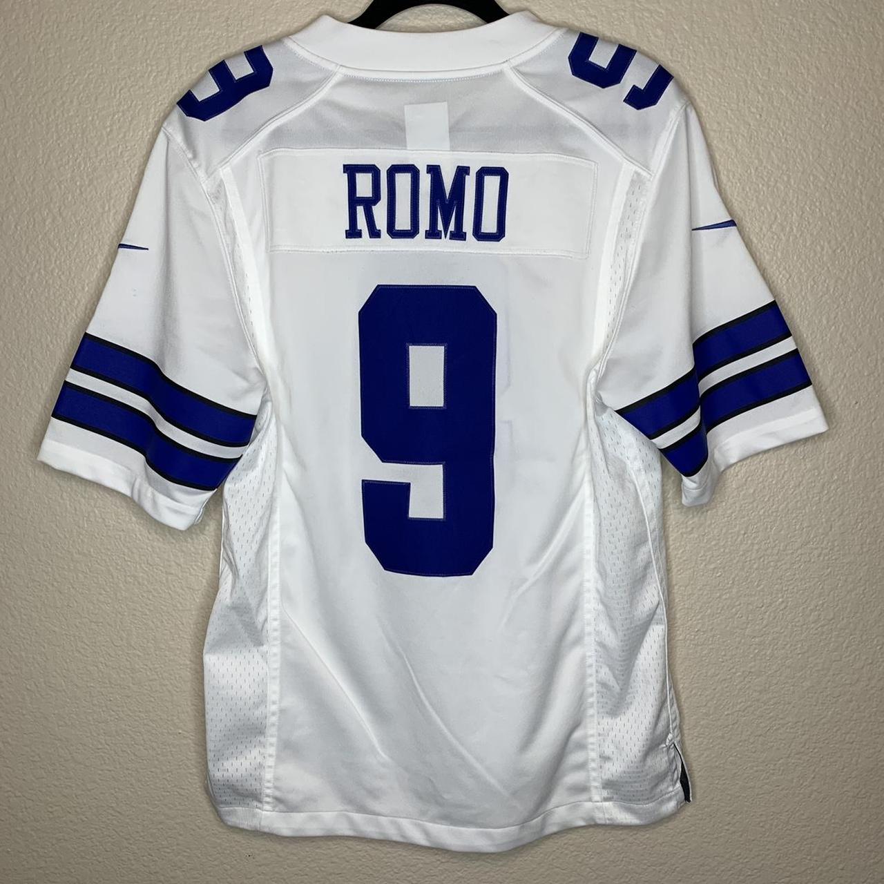 NFL Cowboys Tony Romo Jersey T Shirt Front and Back, - Depop