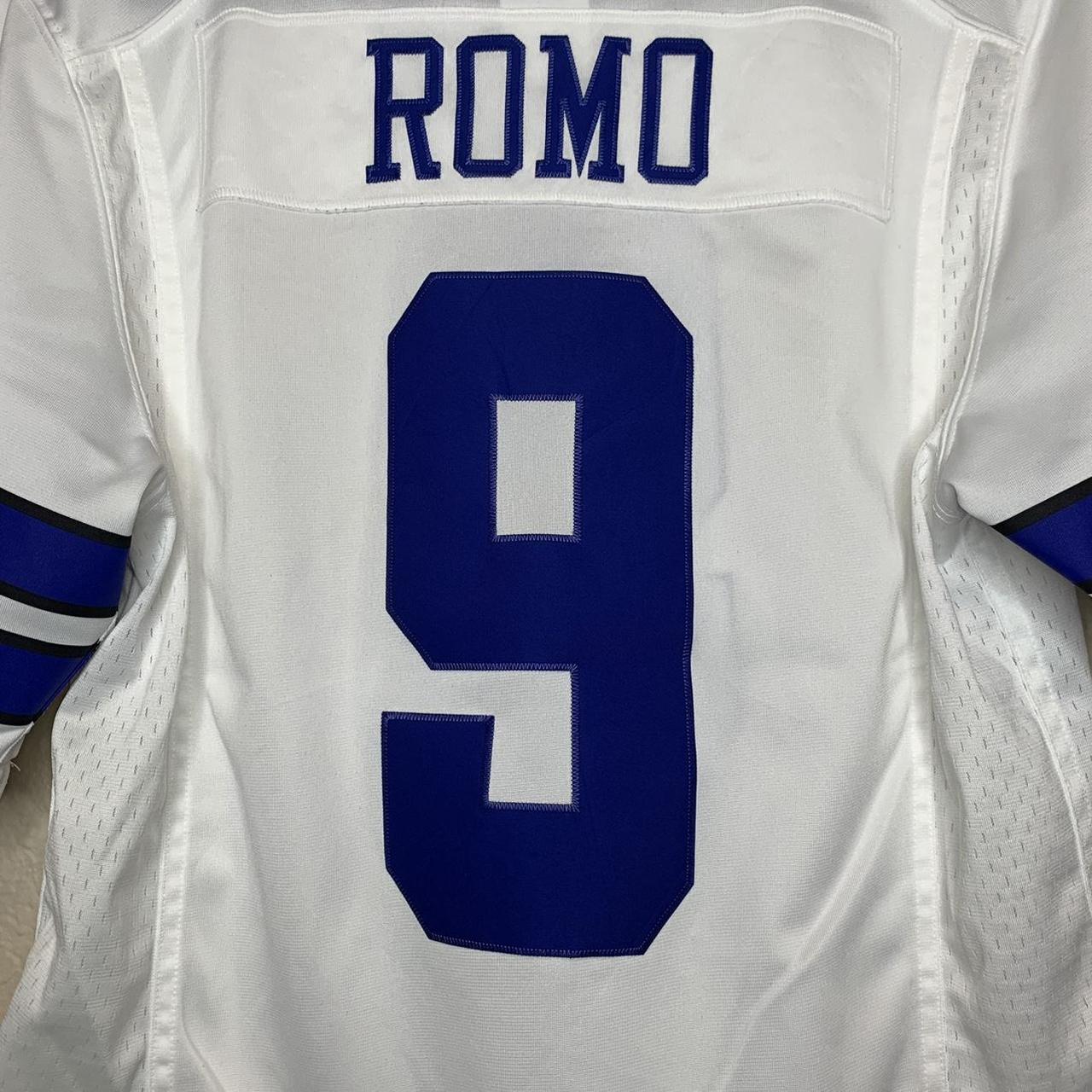 NFL Cowboys Tony Romo Jersey T Shirt Front and Back, - Depop