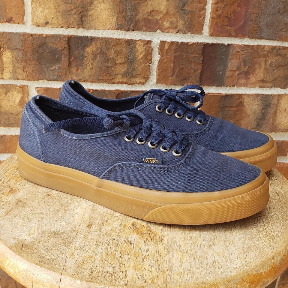 vans authentic light gum dress blue