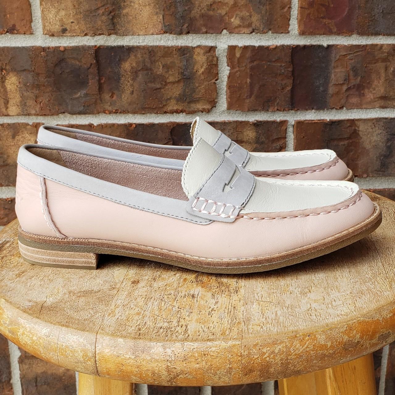 Sperry Penny Loafers ♤ Blush pink/ivory... - Depop