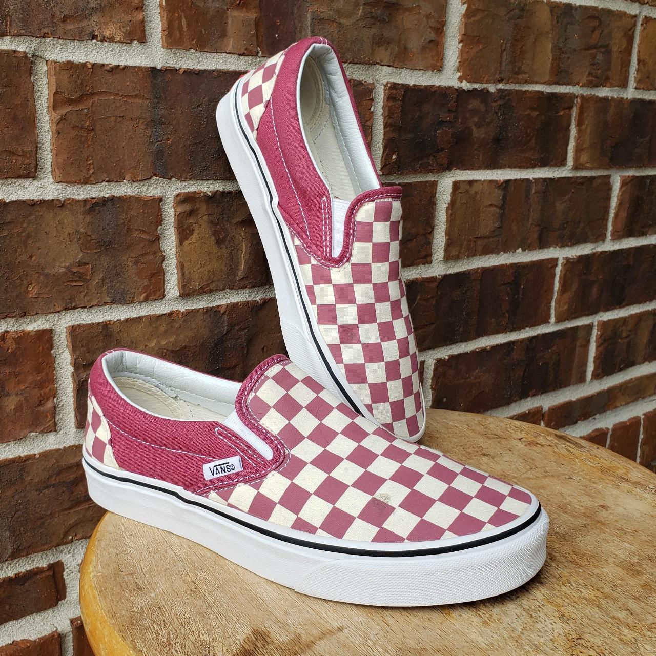 Vans Women's White and Pink