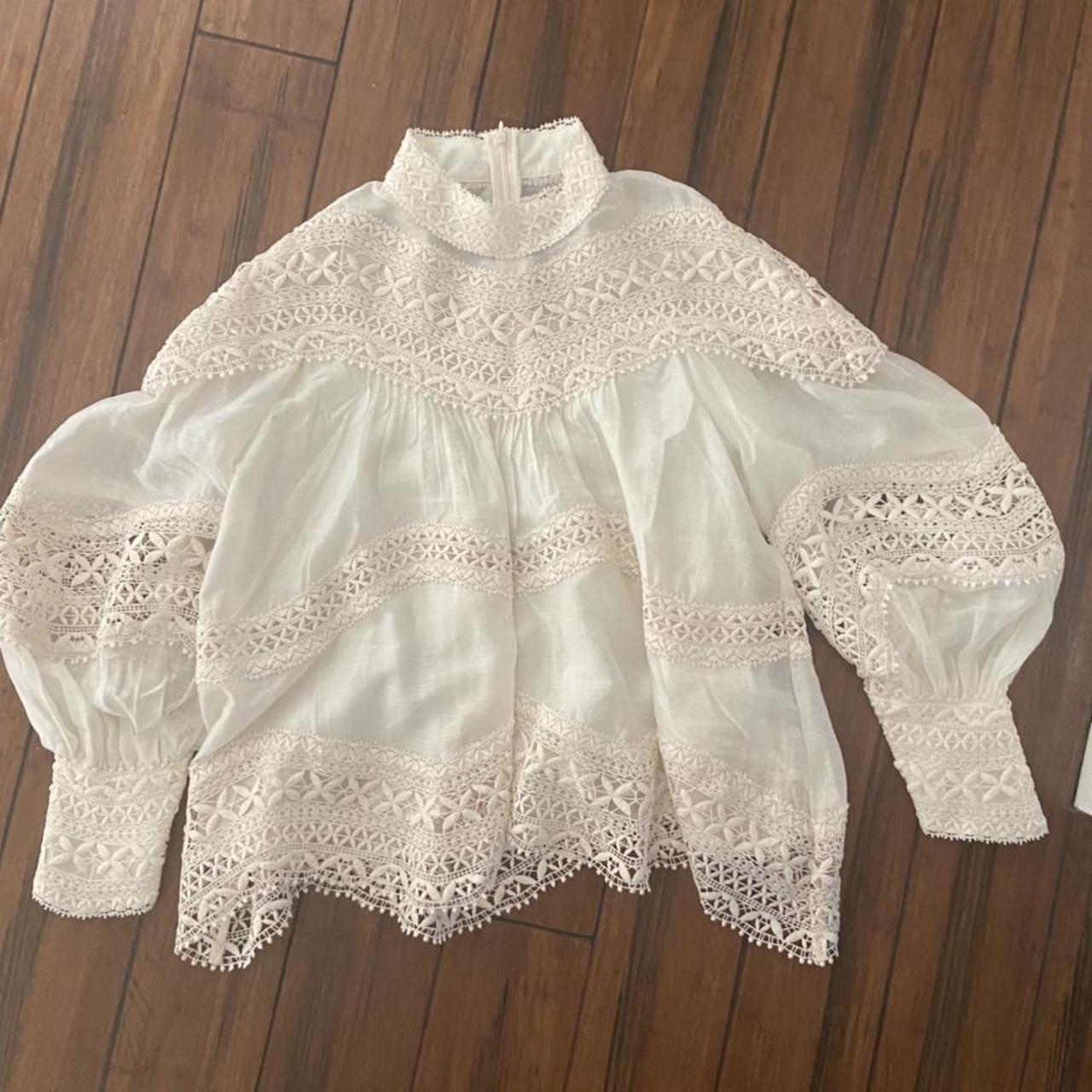Zimmermann Women's Cream Blouse