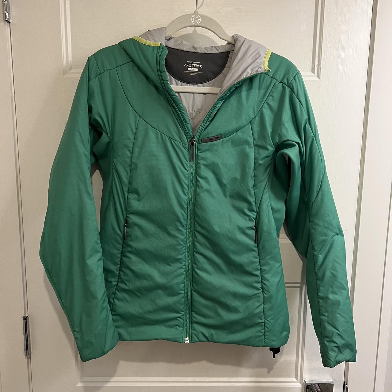 Arc'teryx Women's Green and Blue Jacket | Depop
