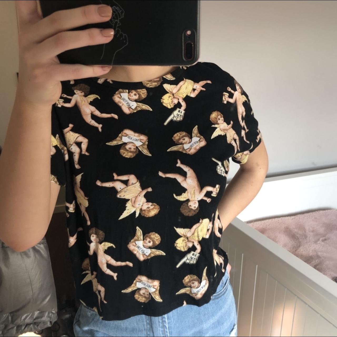 Zara angel clearance t shirt