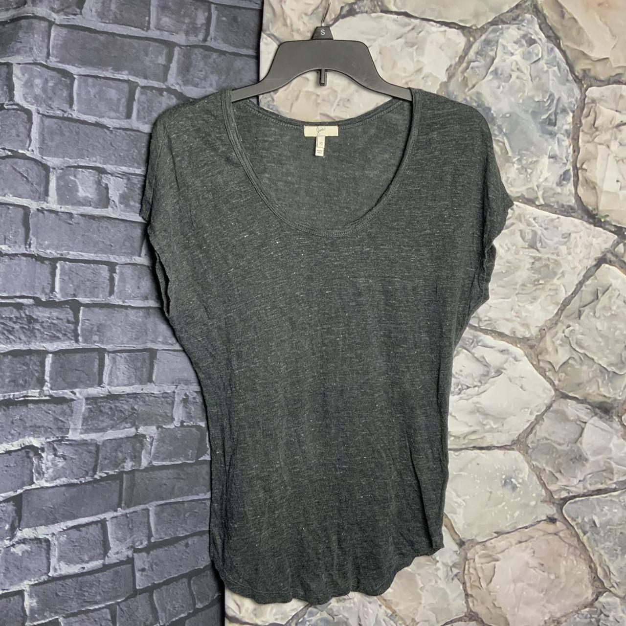 Joie Textured Gray/White Marble TShirt Wm XS Shell... - Depop