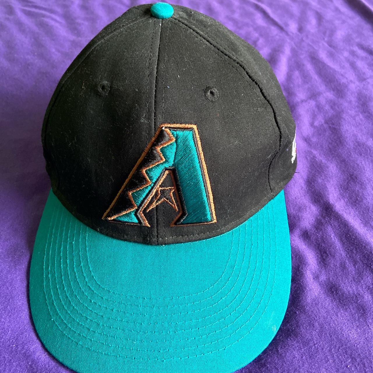 Vintage Arizona Diamondbacks hat ⚾️ , Black, teal, and