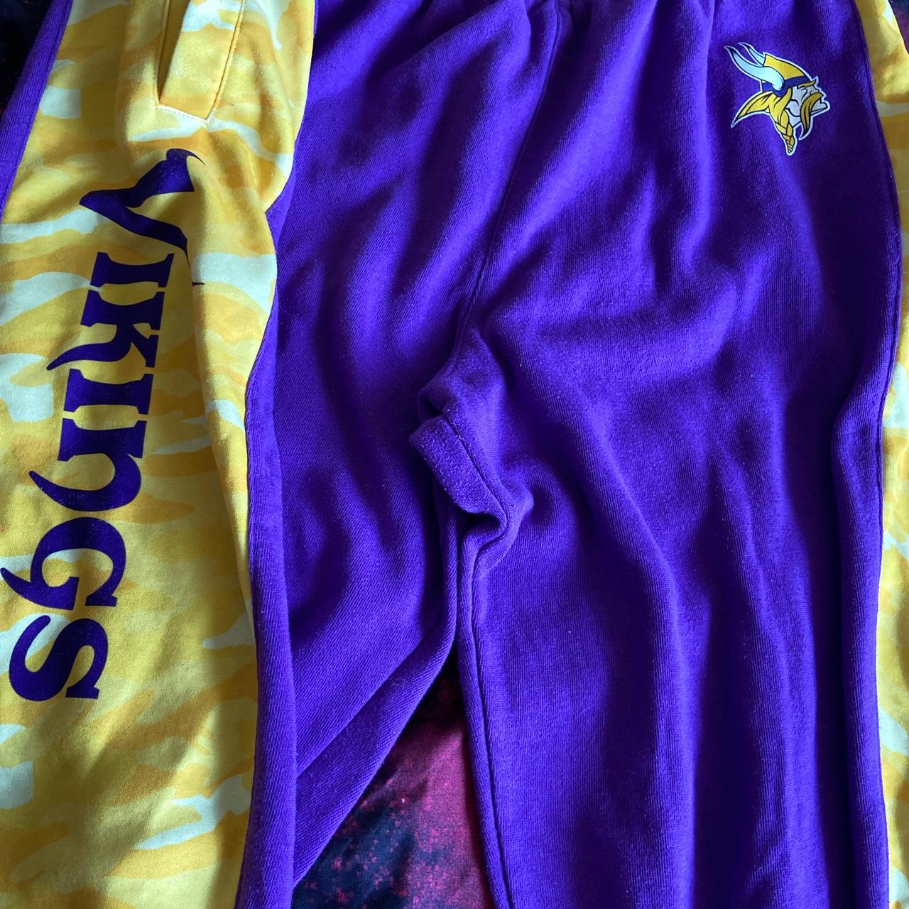 Minnesota Vikings sweatpants Purple & Yellow - Depop