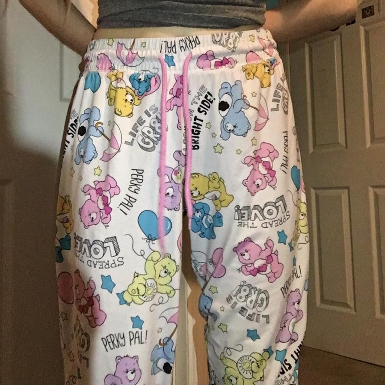 The cutest Carebear pajama bottoms! Size womens... Depop