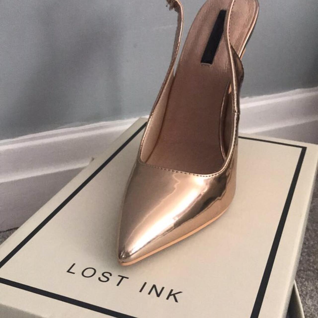 Lost ink best sale rose gold heels