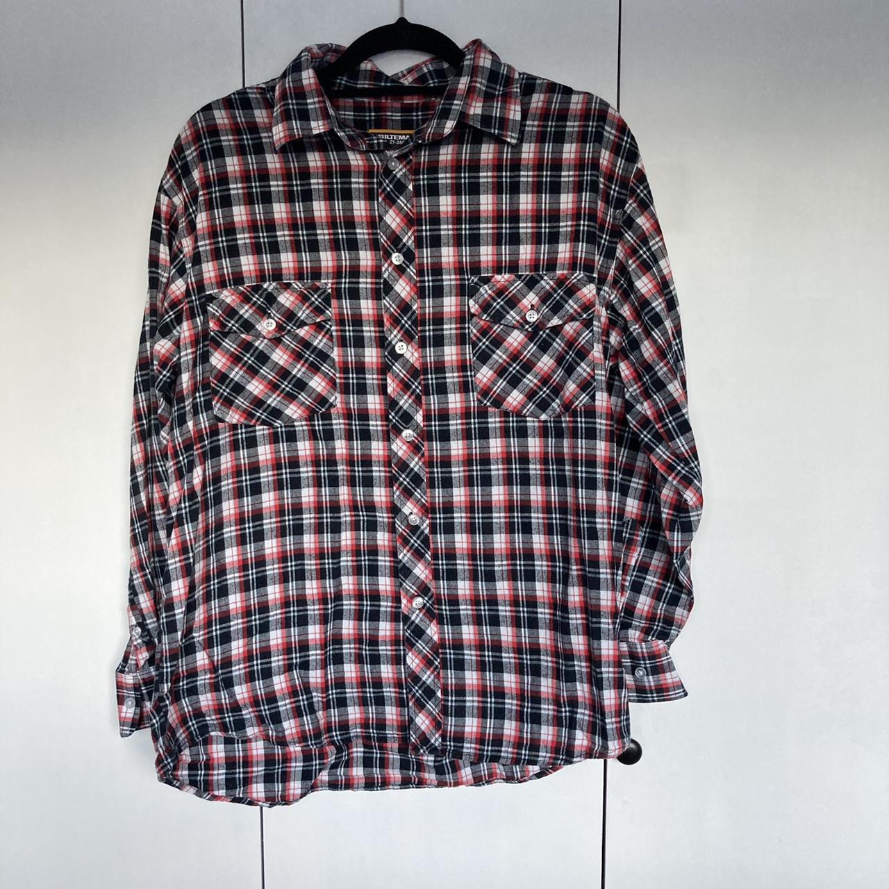 Men's Black and Red Shirt | Depop