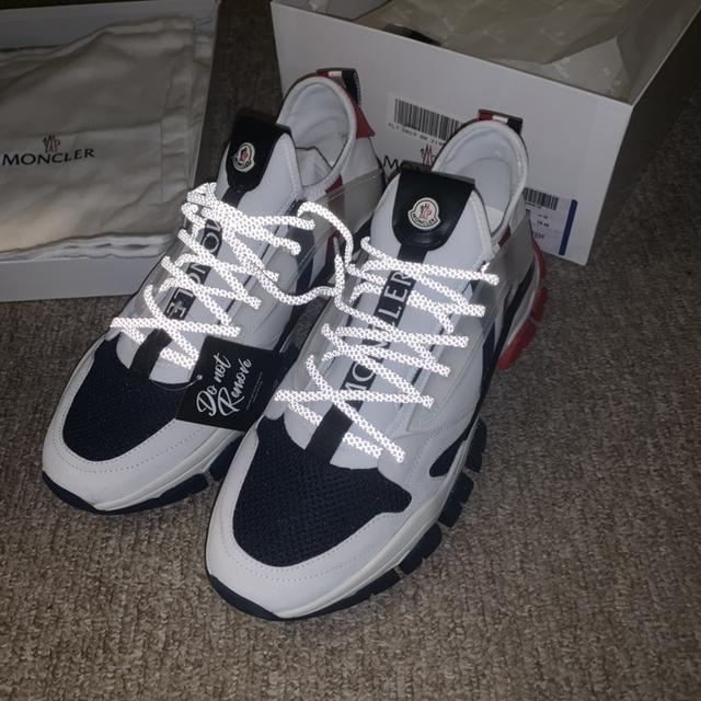 Moncler Trevor Sneakers Size 10 OPEN TO OFFERS -... - Depop