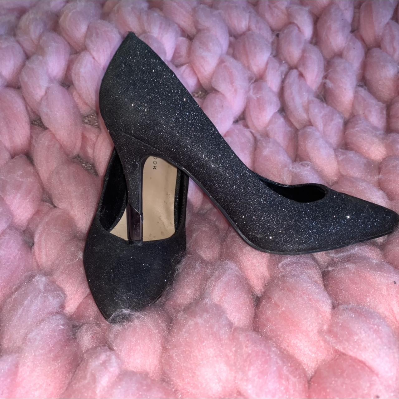 New look black glitter on sale shoes