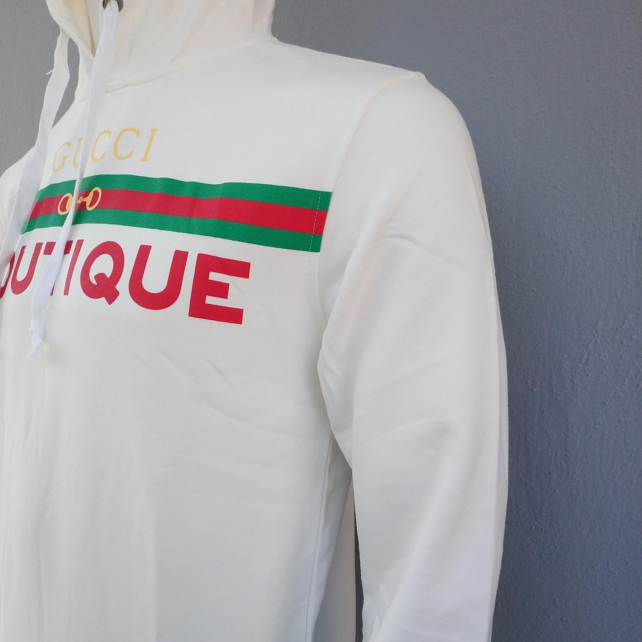 White gucci 2025 hoodie mens