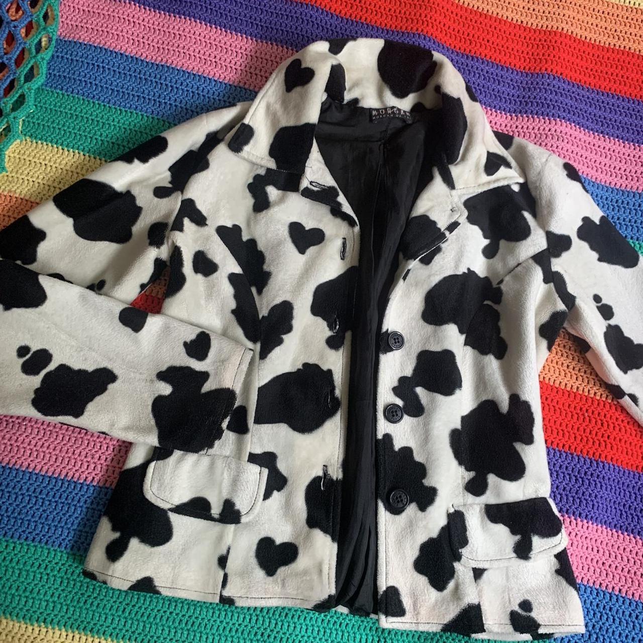 Morgan De Toi Women's Black and White Jacket | Depop