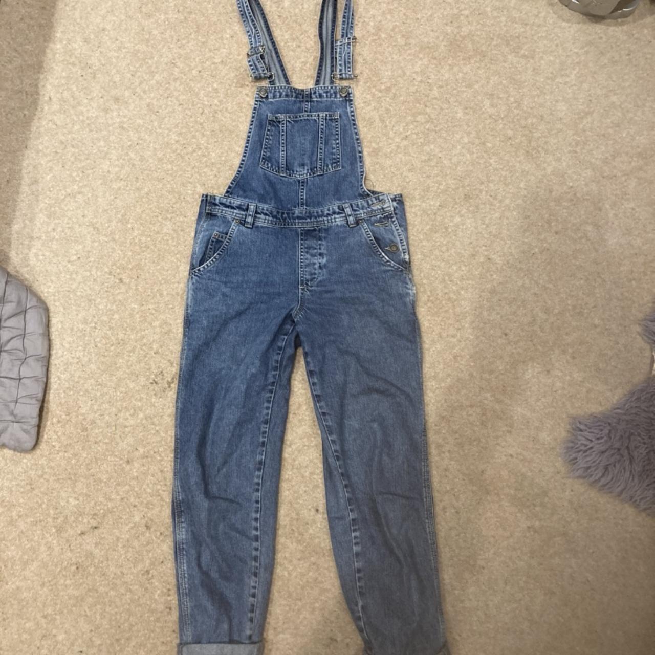 topshop dungerees, size 6. Only selling because are... - Depop