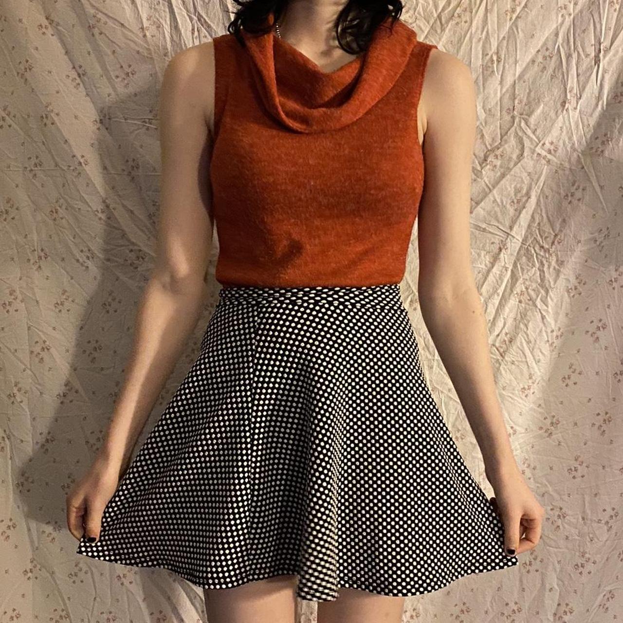 Dark orange Charlotte Russe brand cropped wide... - Depop