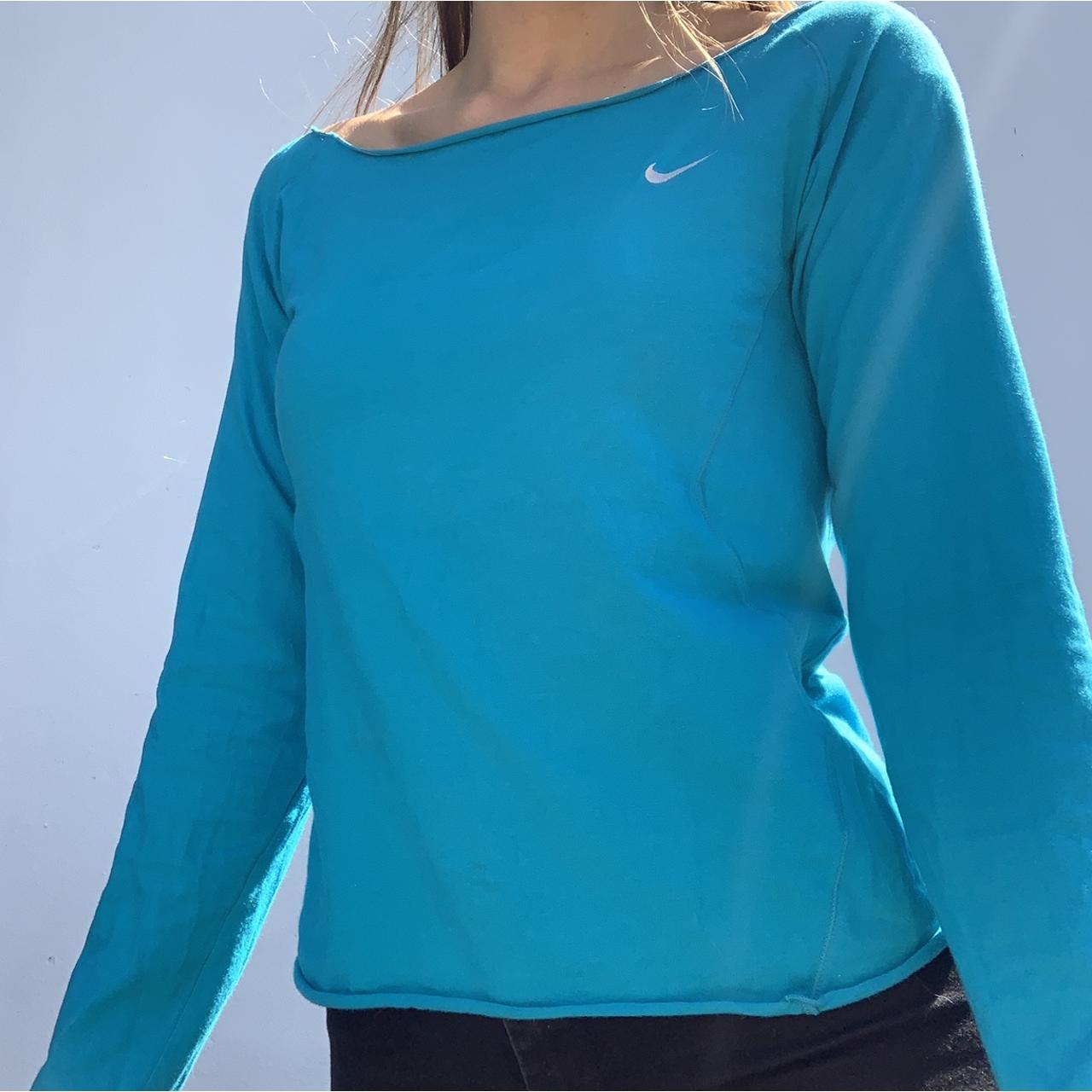 nike off the shoulder top