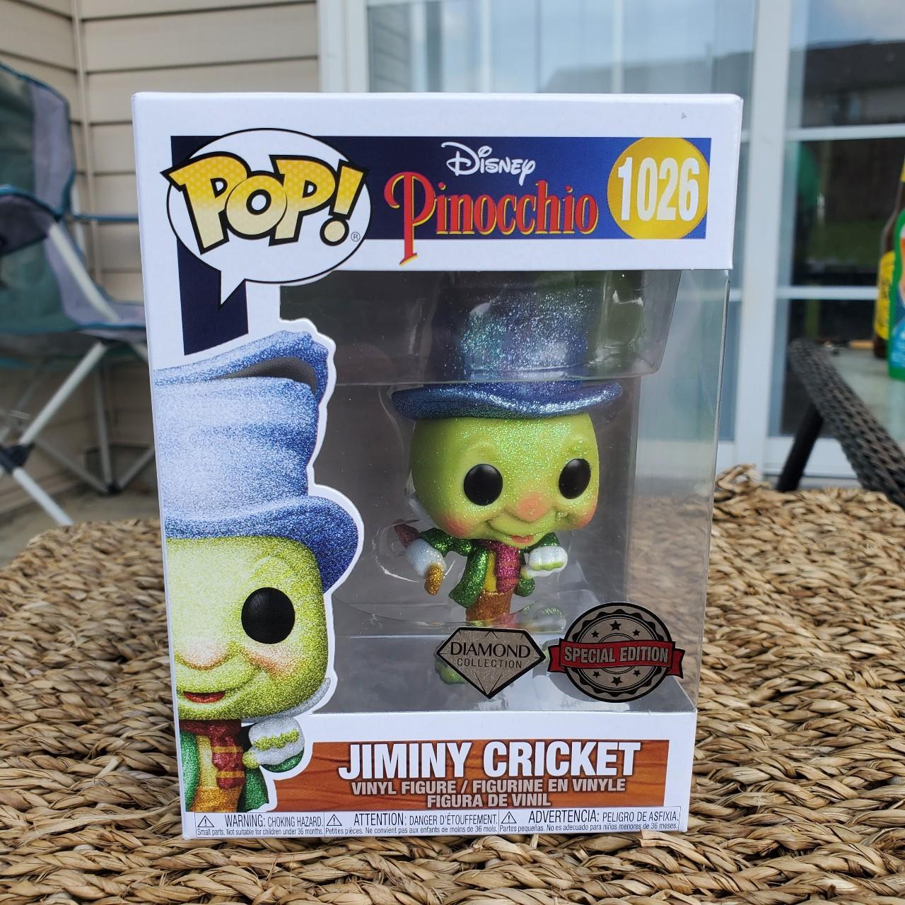 DISNEY'S JIMINY CRICKET FUNKO POP #1026 *DIAMOND... - Depop